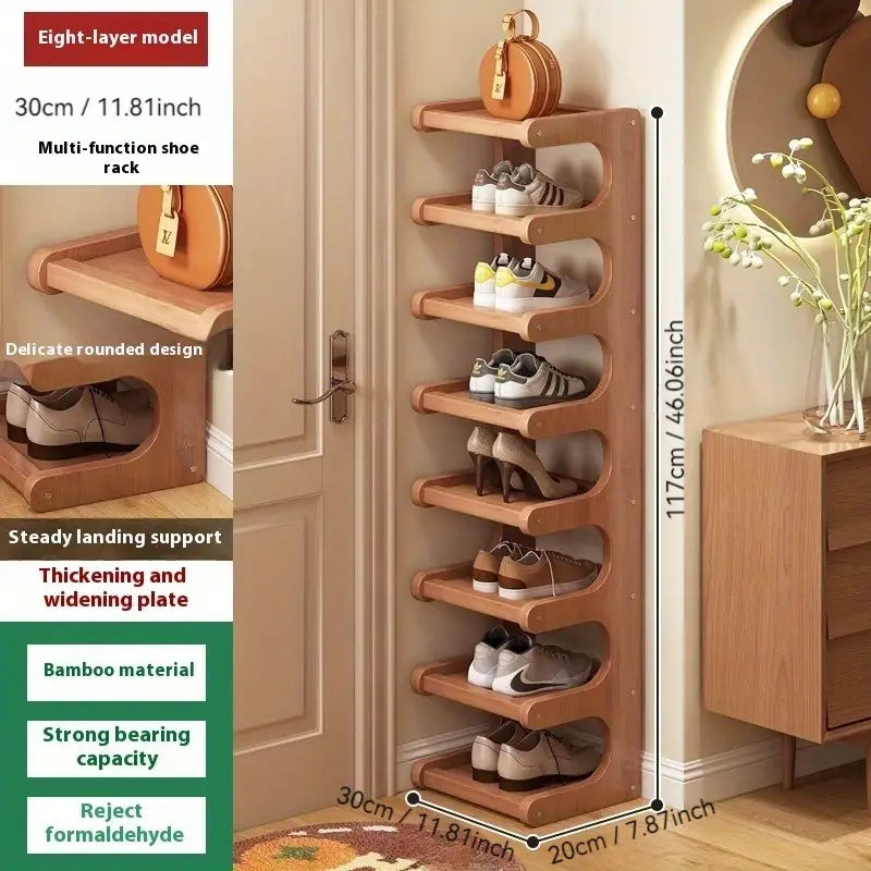 8-Tier Space-Saving Multi-Functional Shoe Organizer