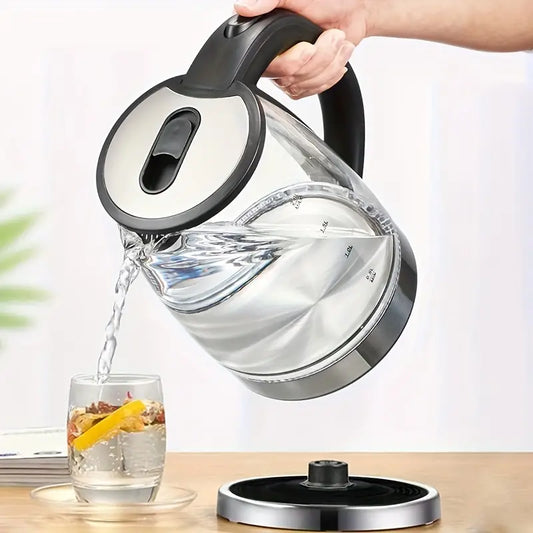 Glass Electric Kettle With Blue Light